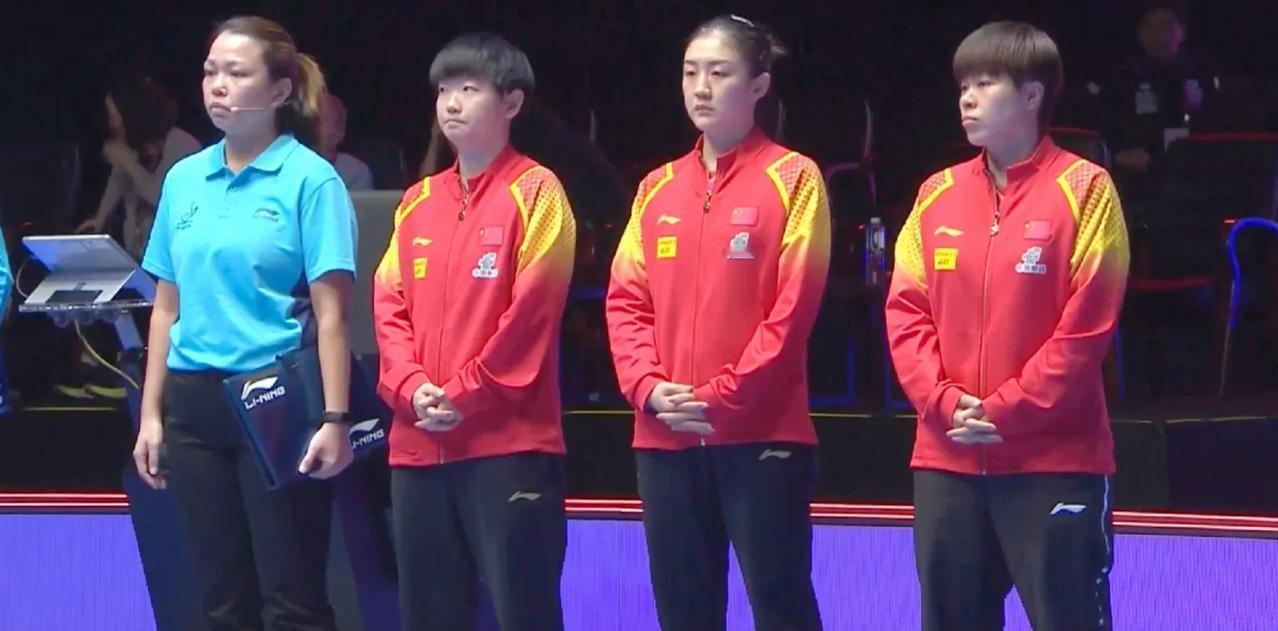 #釜山世乒赛团体赛# 1/4决赛，中国女团vs韩国女团！

中国孙颖莎一单，陈梦