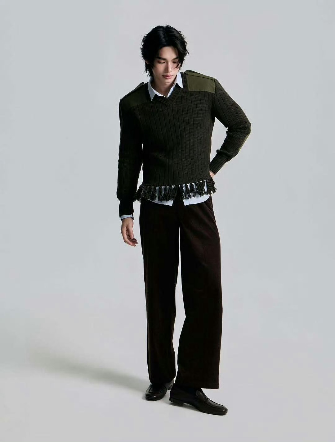 Win 林汉洲✖️PRADA 2026秋冬男装大秀看秀造型大片 米兰男装周男装周