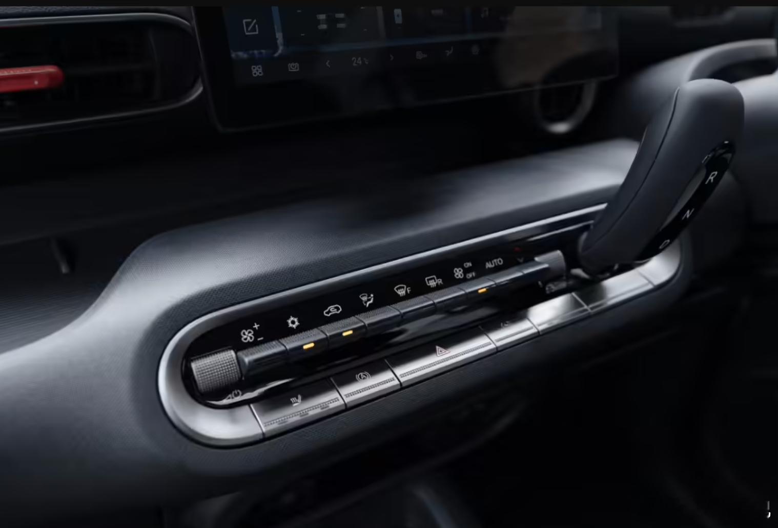 挂挡设计有说法比亚迪纯电 K-Car RACCO（海獭）内饰 