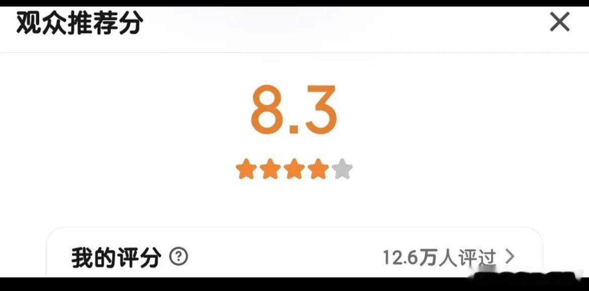 杨紫生命树在🥝12.6w人打分，8.3分，db是不是应该再低一点 