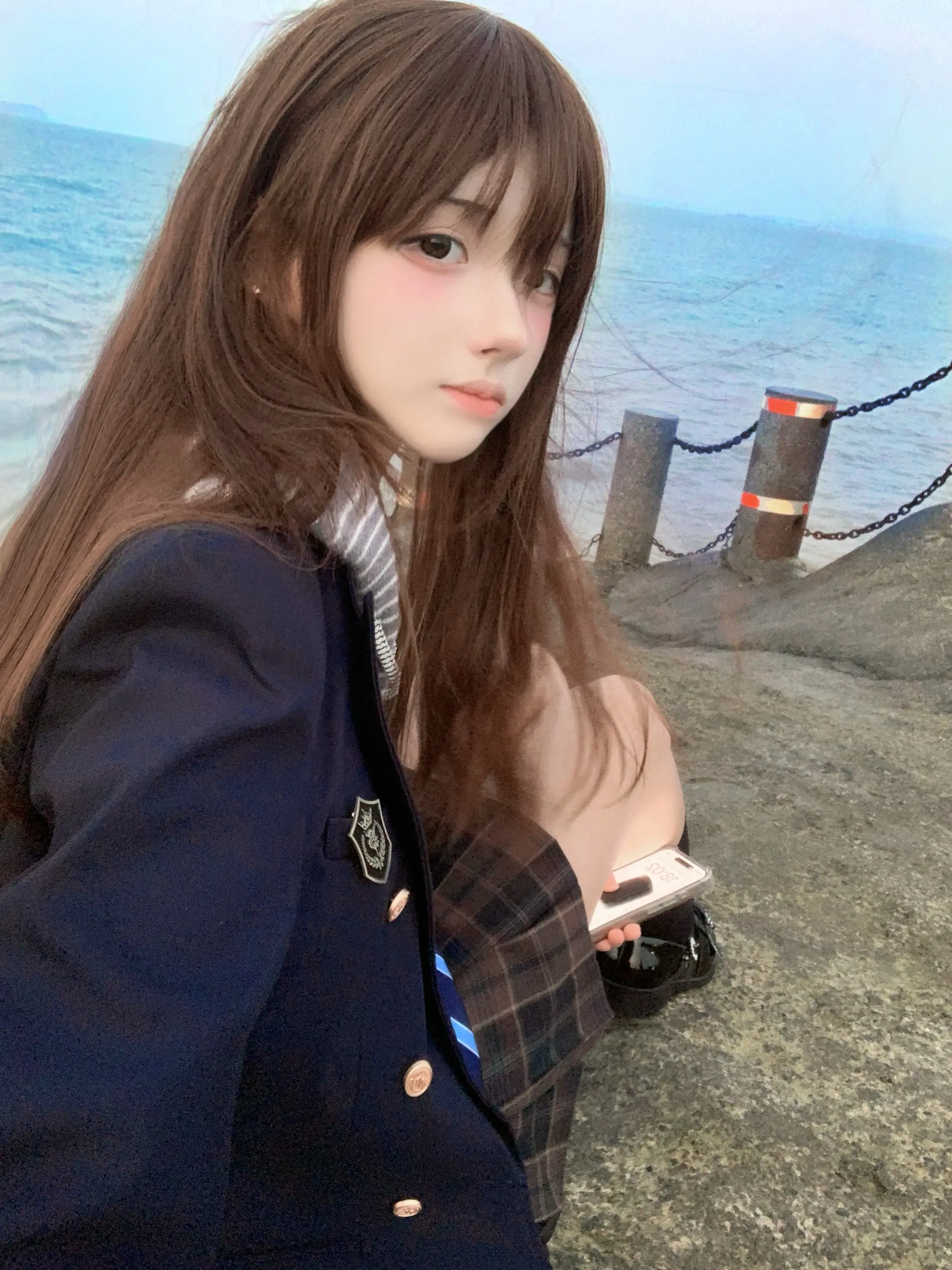 看同一片天算拥抱过吗