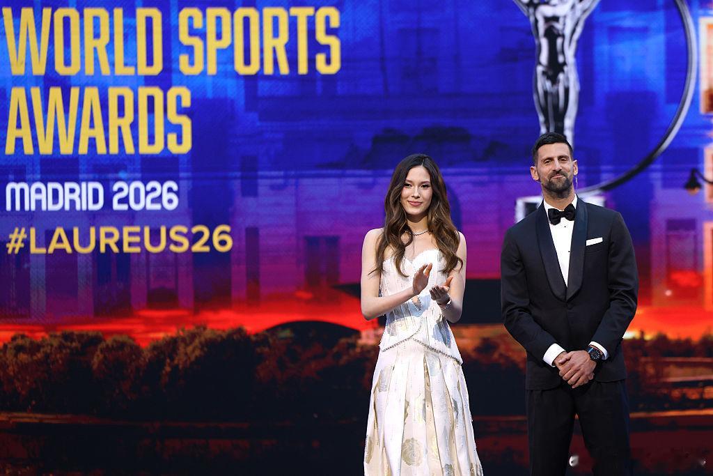 谷爱凌德约主持好评 2026劳伦斯世界体育奖颁奖典礼，谷爱凌和德约科维奇联袂主持