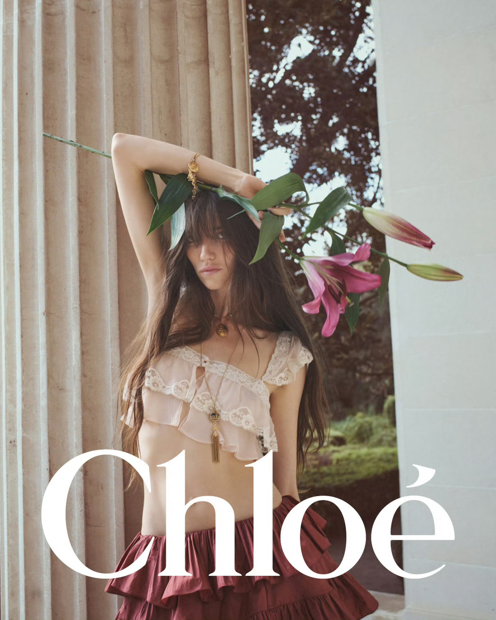25秋冬广告季 Chloé摄影 David Sims模特 Grace Hartz