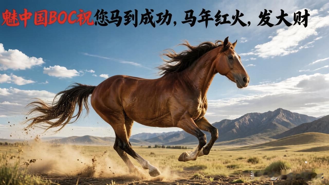 魅中国BOC祝您马年吉祥，龙马精神，万事如意，发大财！