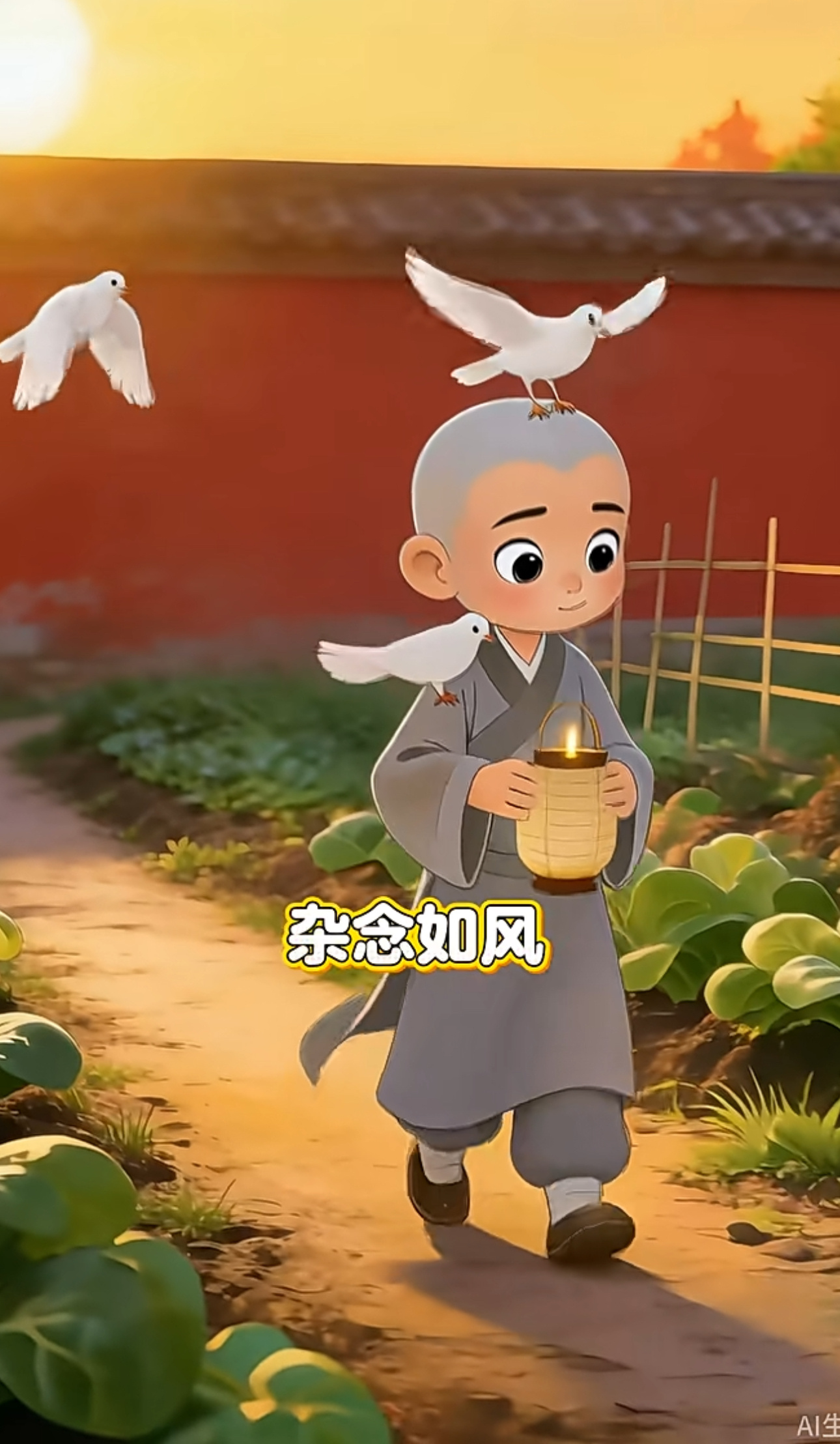 人心如灯，杂念如风。你的眼睛看着哪里，你的世界就在哪里。世界从未安静，安静的是你