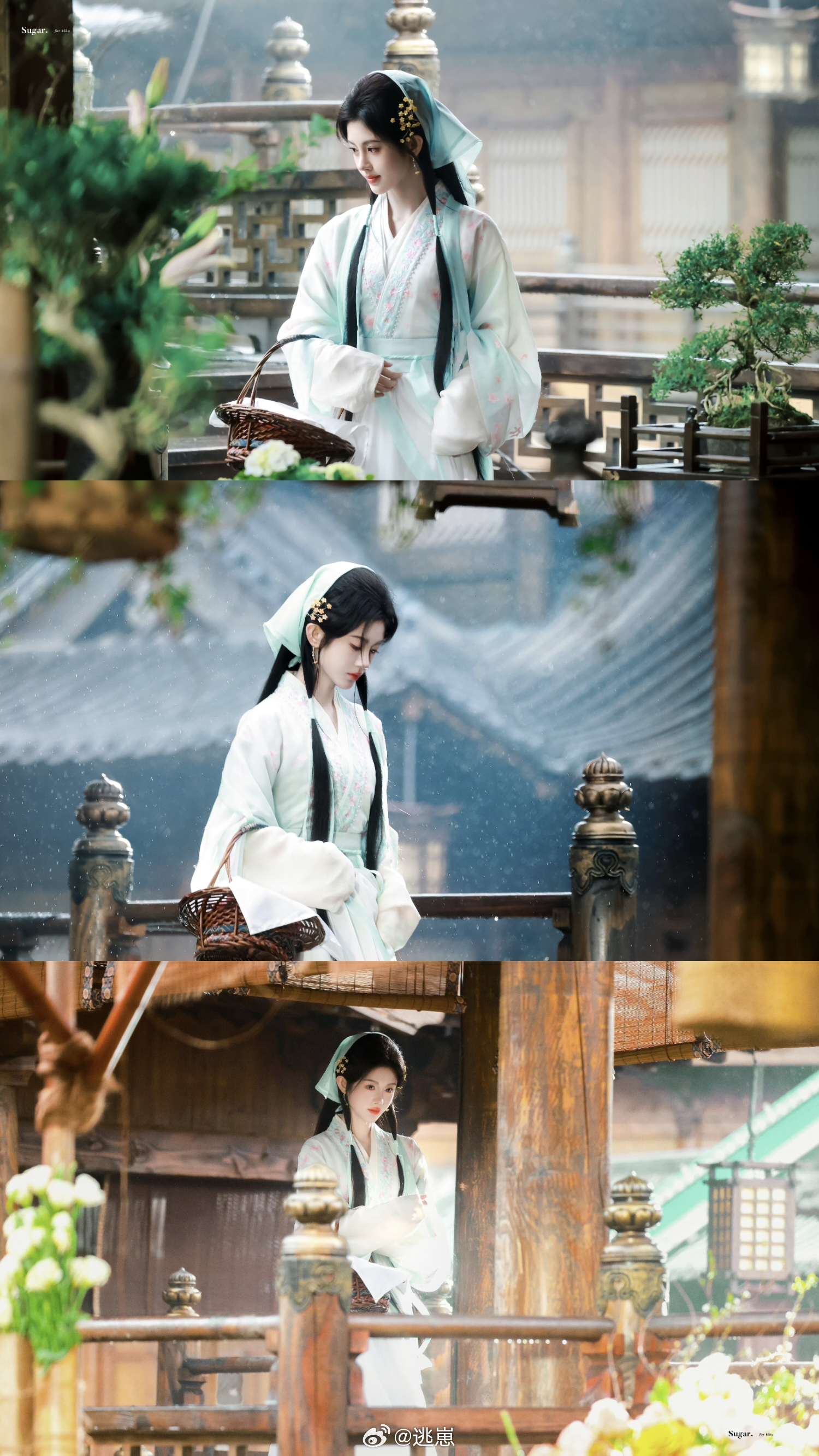 鞠婧祎鞠婧祎待播剧破1000万 jjy 鞠婧祎有自己的鞠式美学 这个田园风露芜衣