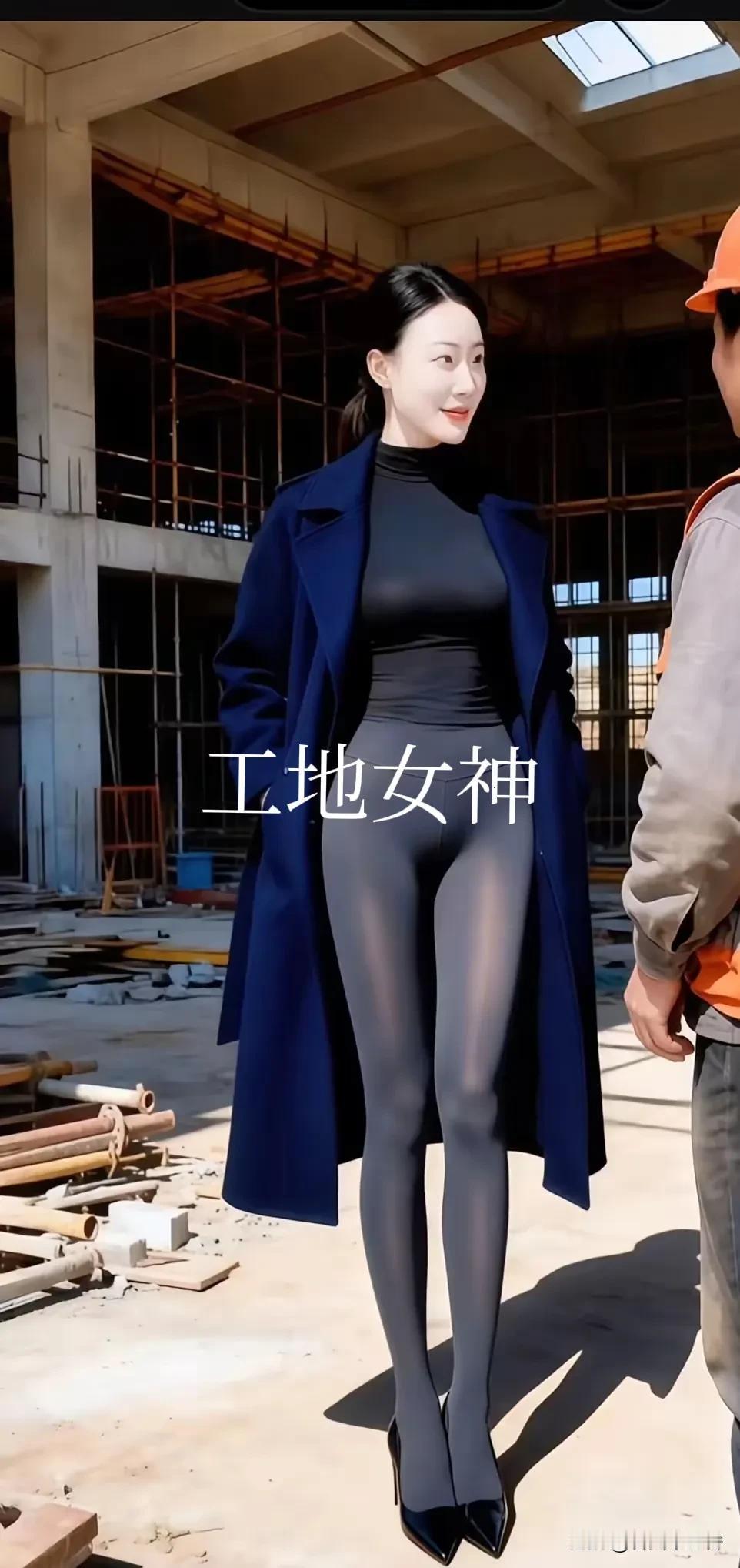 李婷在钢筋水泥间巡检的视频火啦，一条就有五百万播放量，评论区全是喊她“工地女神”