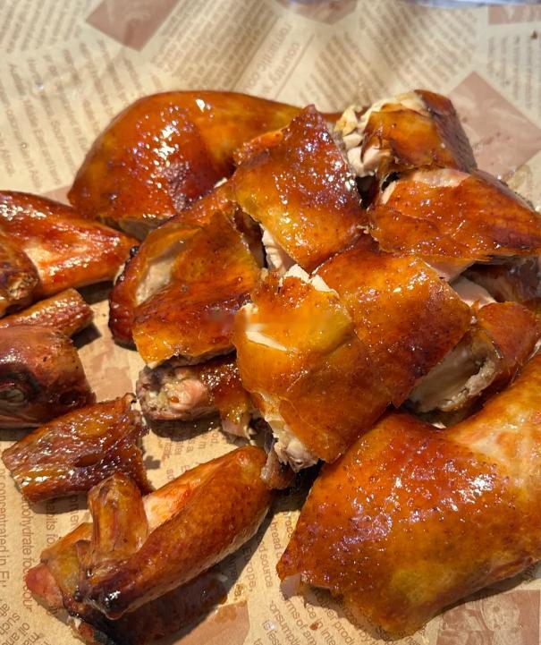 放纵一顿，特意让老板烤的火候稍微大一些，这样油脂能少点