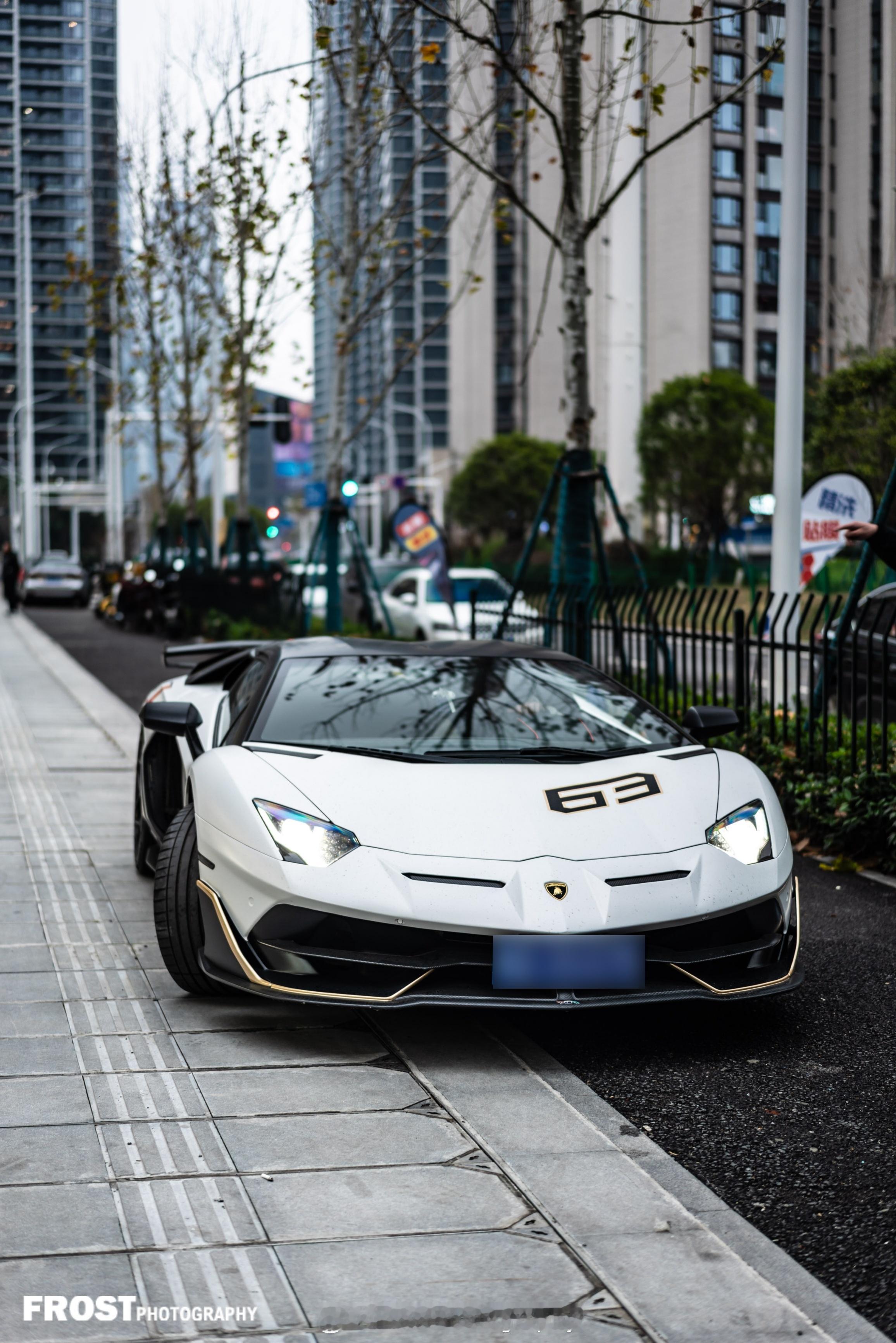 武汉今年1月新落地的一部分超跑，三辆兰博基尼大牛，其中两个lp740一个lp70