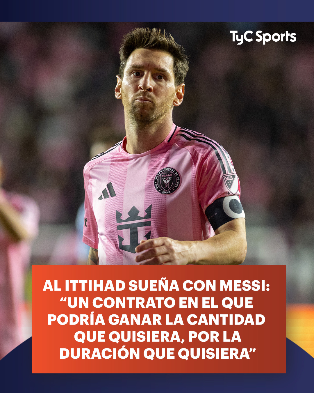 【还能说什么呢😱】阿尔·伊蒂哈德仍然梦想着这位阿根廷球星，尽管他没有接受202