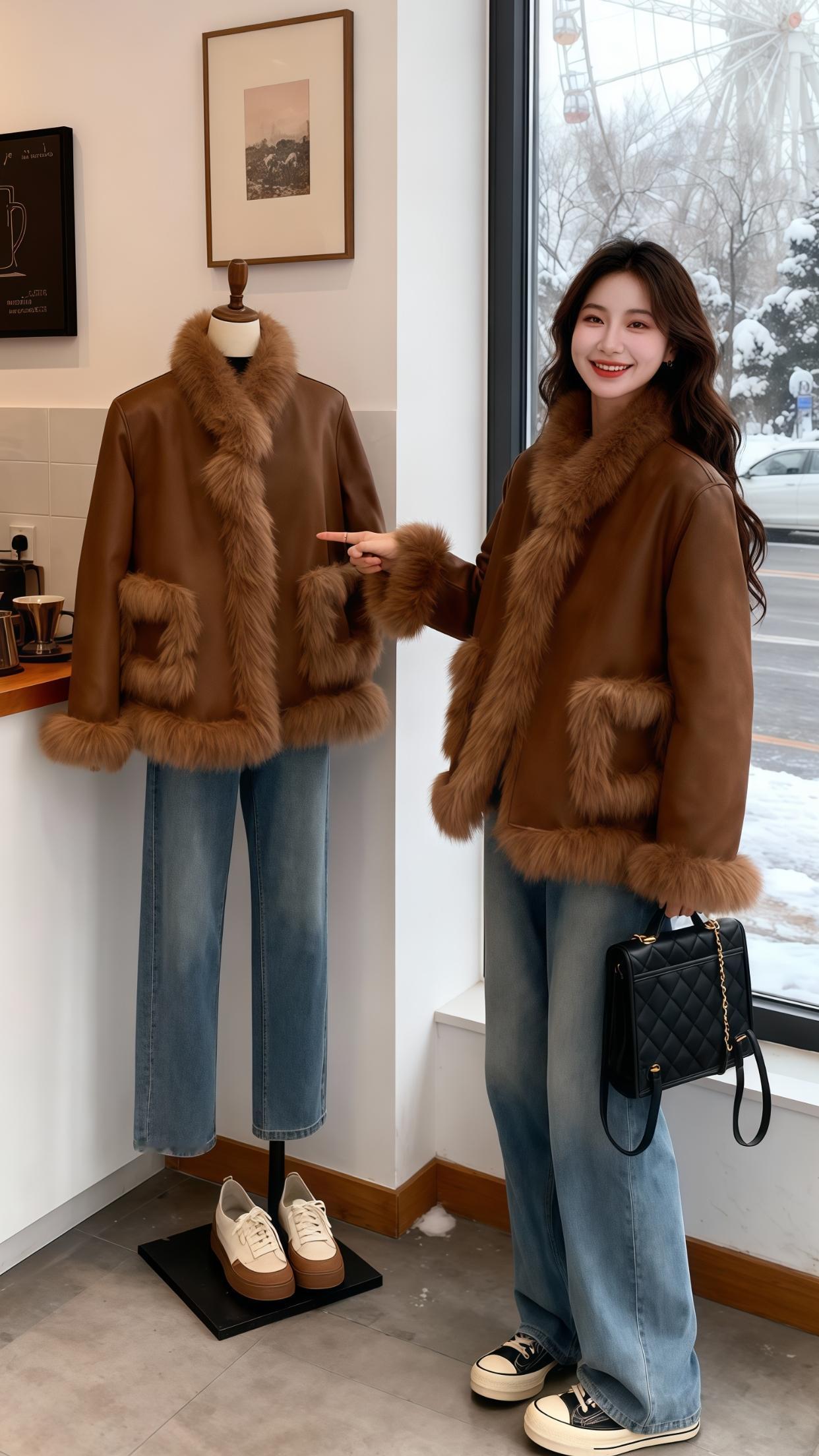 气质女神穿搭 复古穿搭 名媛气质 冬季搭配 优雅气质