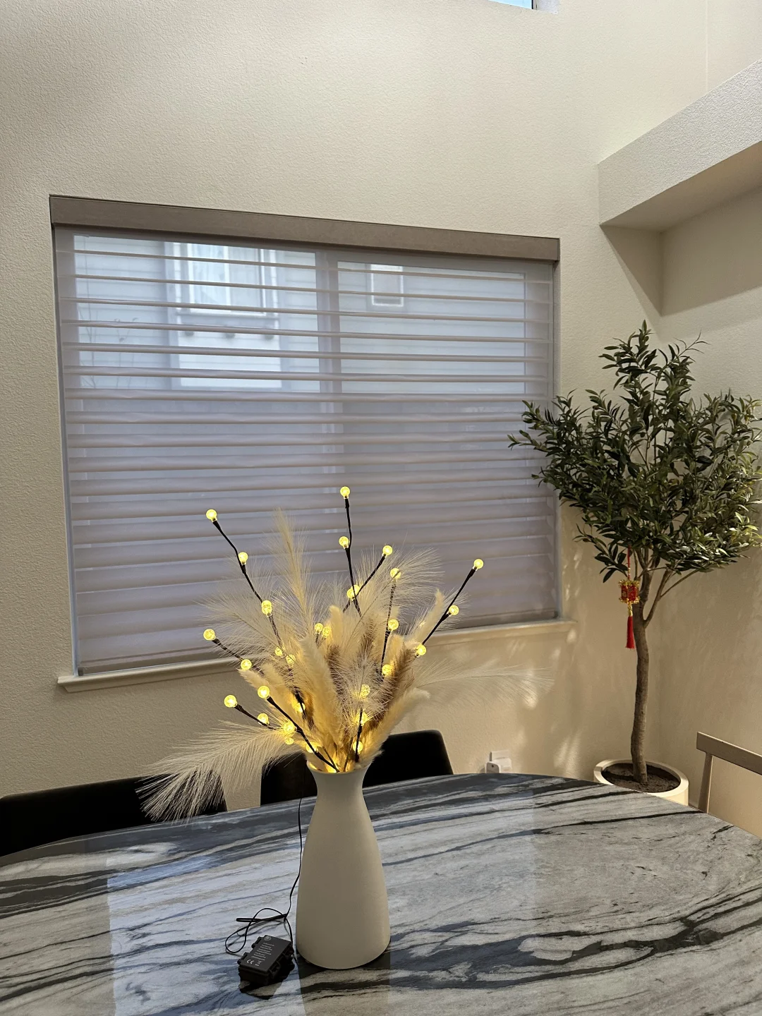 装上新窗帘过圣诞🎄