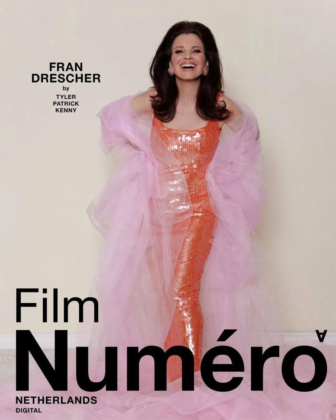 Fran Drescher on the digital cover  Numé