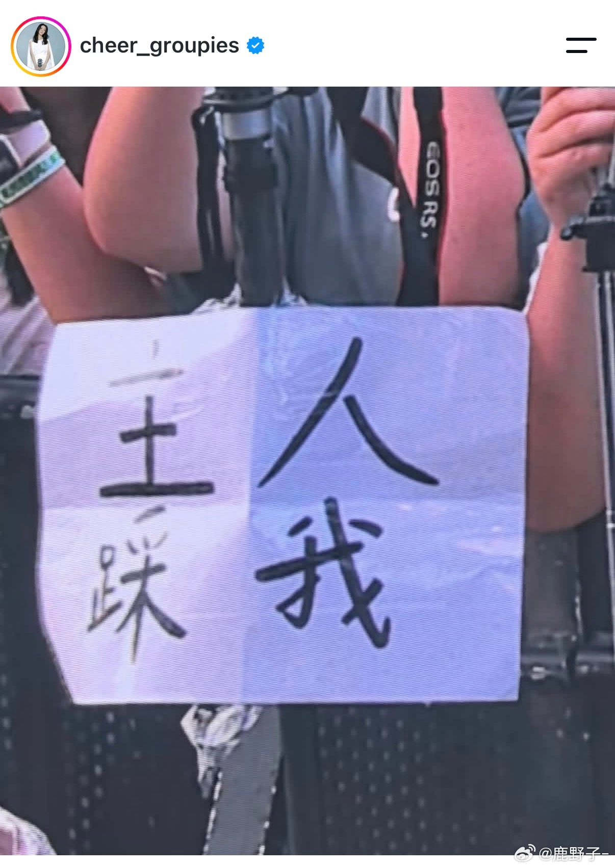 陈绮贞是真的爱这张手写牌哈哈哈哈 ​​​