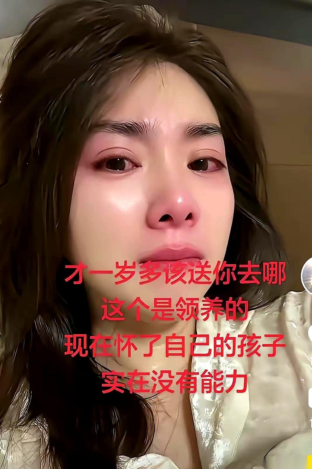有位女演员，当年抱着从福利院领养的双胞胎女儿，对着镜头说，要把她们当亲生的疼。