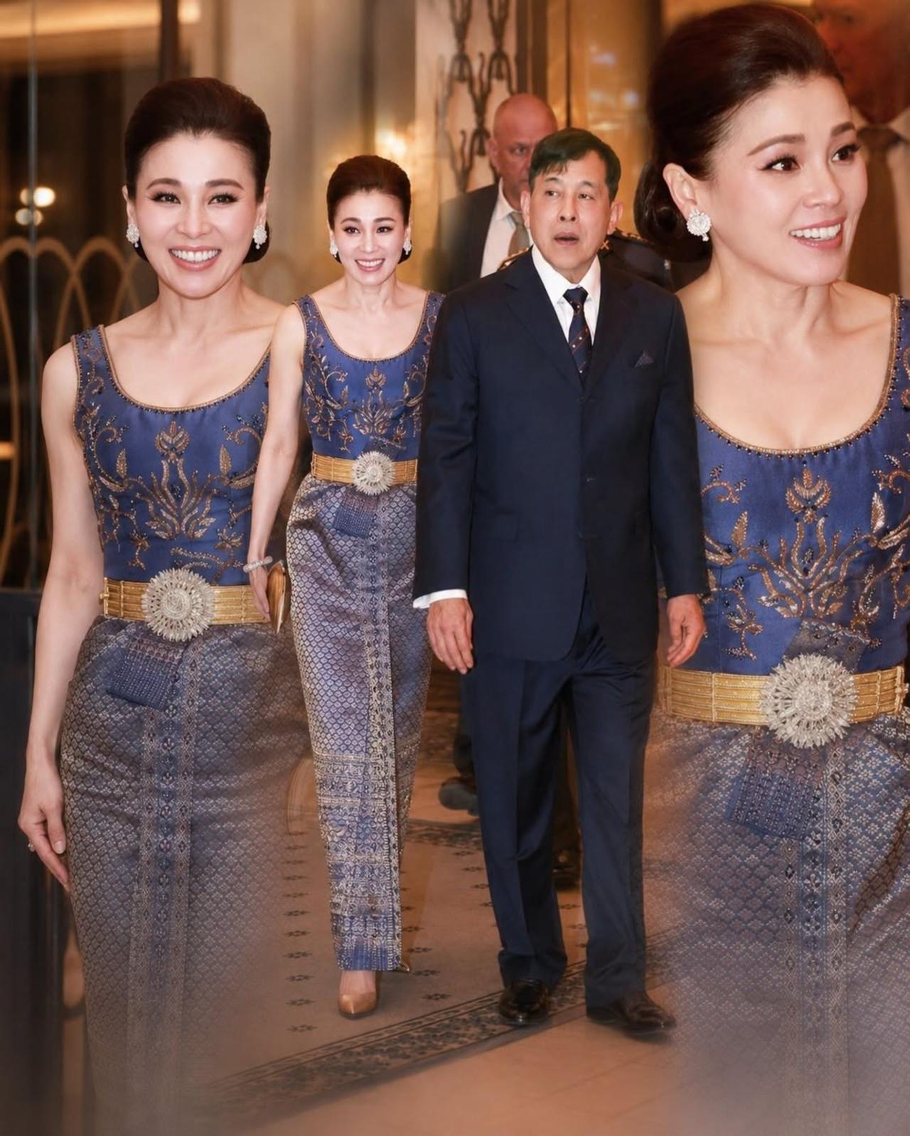 苏提达是泰丝代言人，每套礼服都仙气飘飘
惊艳瑞典王室的紫色泰式礼服：可穿戴的泰国