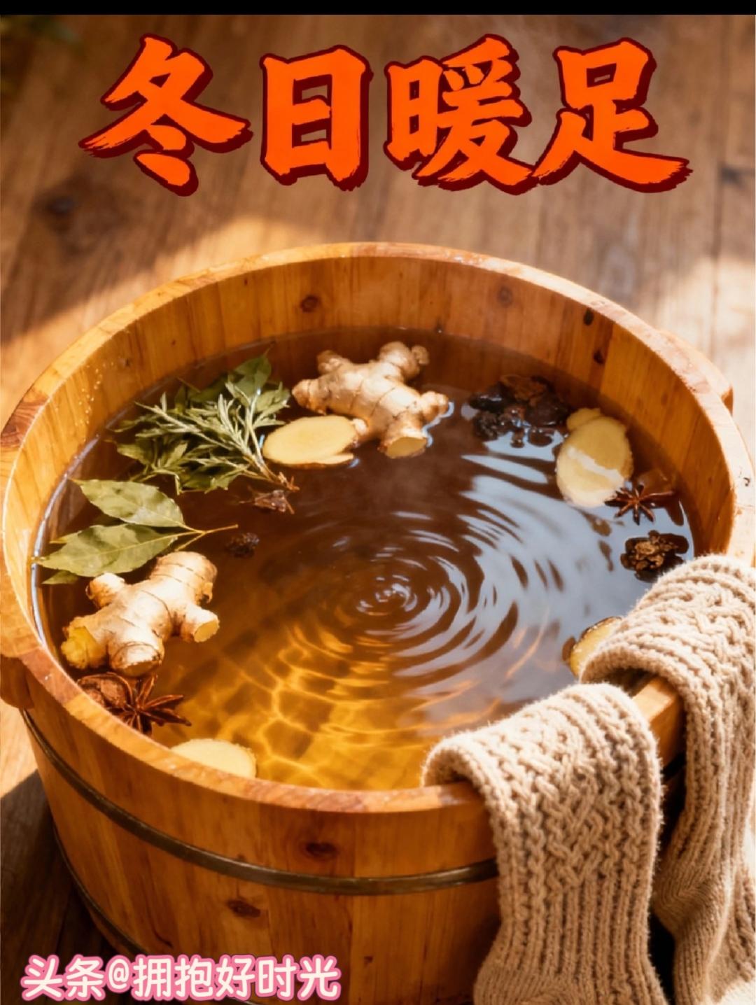 冬天泡脚太香了！坚持半月，手脚不冰睡得香，身体悄悄变舒服
 
冬天泡脚好处多，核