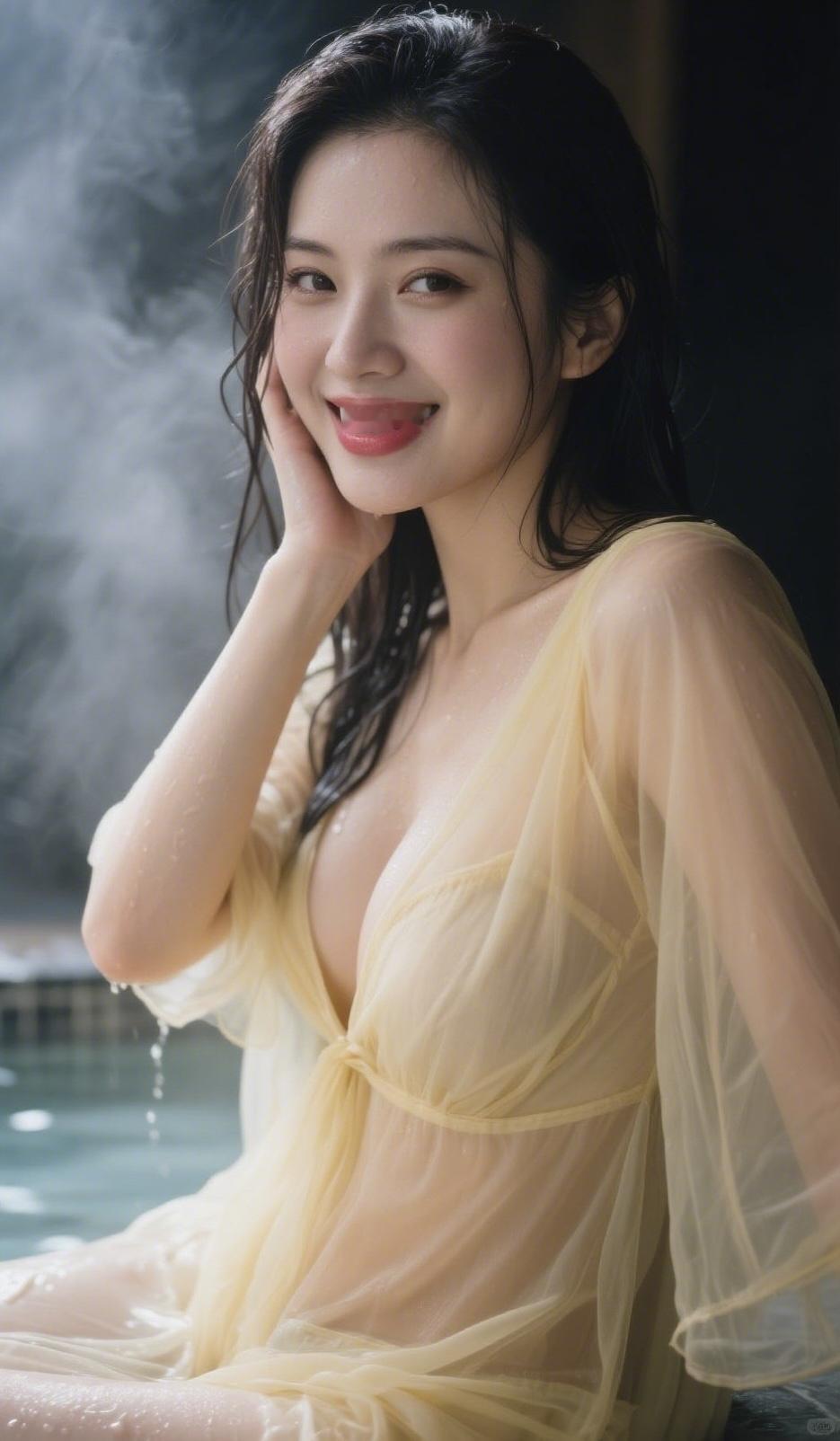 许乐乐的包包总装着两样东西：印着栀子花纹的泳帽，和一块柠檬味的吸水毛巾。

每天