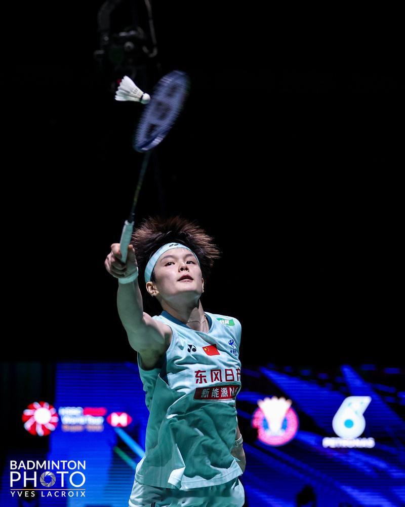 王祉怡打入印度赛决赛印度公开赛女单半决赛：王祉怡 21-15、23-21 陈雨菲