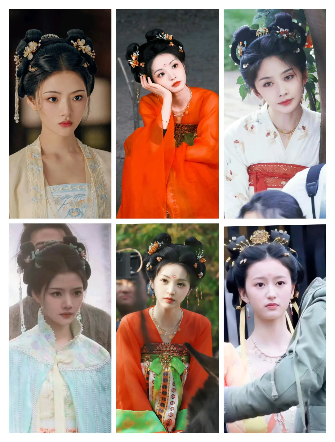 可爱的少女双啾啾造型