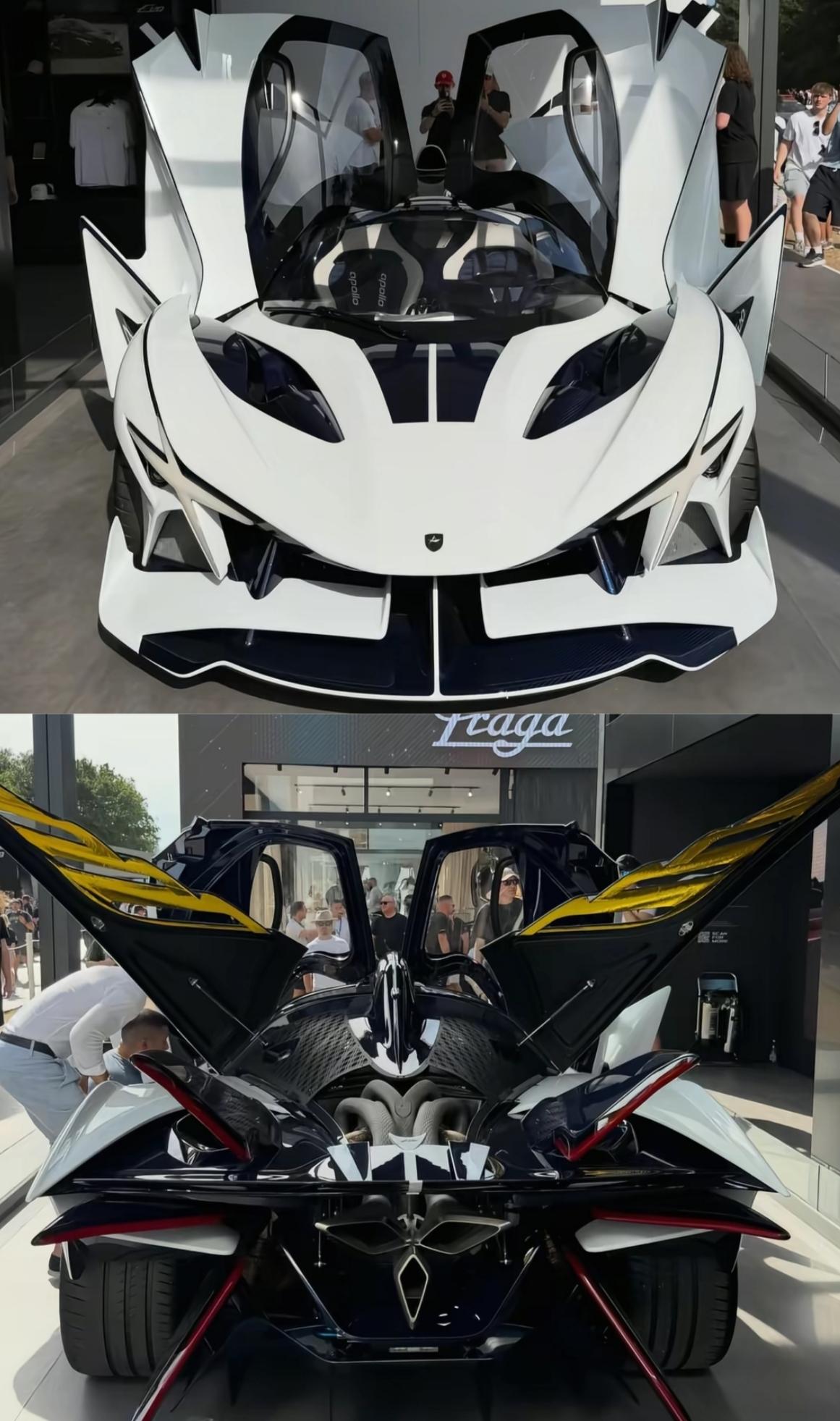 第一台交付客户车白色阿波罗Apollo Evo，太帅了😍😍阿波罗evo 阿波