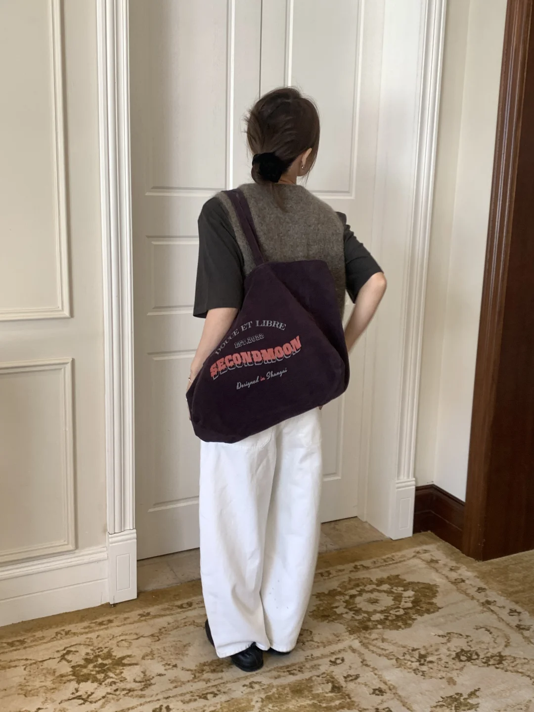 155cm ootd｜被紫色的包包硬控了💜