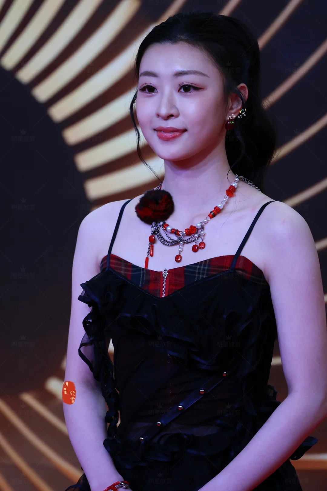 王承渲文化交流之夜生图美貌