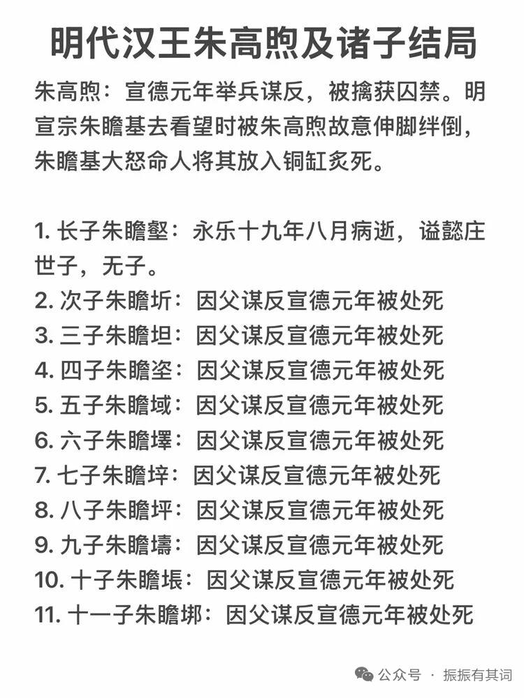 朱高煦这一家子的结局，说穿了就是把“复刻老爹靖难奇迹”的剧本想的太顺了。
靖难的