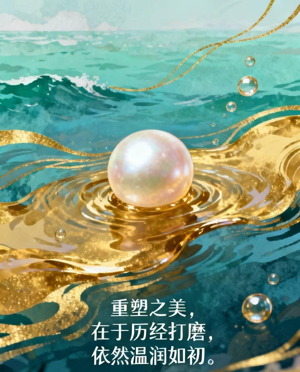 重塑打磨

深海的珍珠，历经沙砾的磨砺与岁月的沉淀，终成温润的光华。重塑的过程，