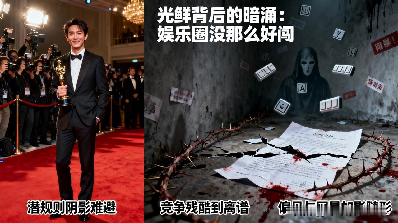 娱乐圈年轻人梦寐以求的地方！你敢信吗？看起来光芒四射，笑容灿烂在红毯上光彩照人，