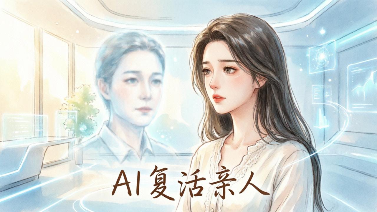关注到近期“AI复活亲人”服务引发热议。有商家用逝者照片生成动态视频，甚至模拟对
