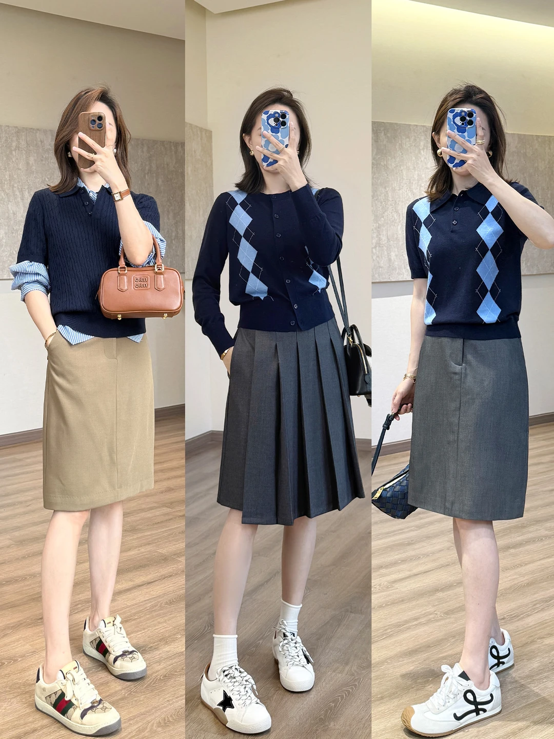 春夏半裙穿搭🔗来啦～超爱的通勤LOOK