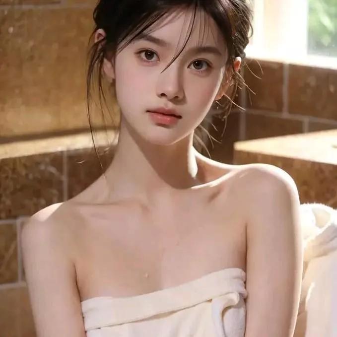 沐浴后的清新，温柔似水粉嫩治愈 人间清新的味道 沐浴 沉浸式沐浴体验 夏日的治愈