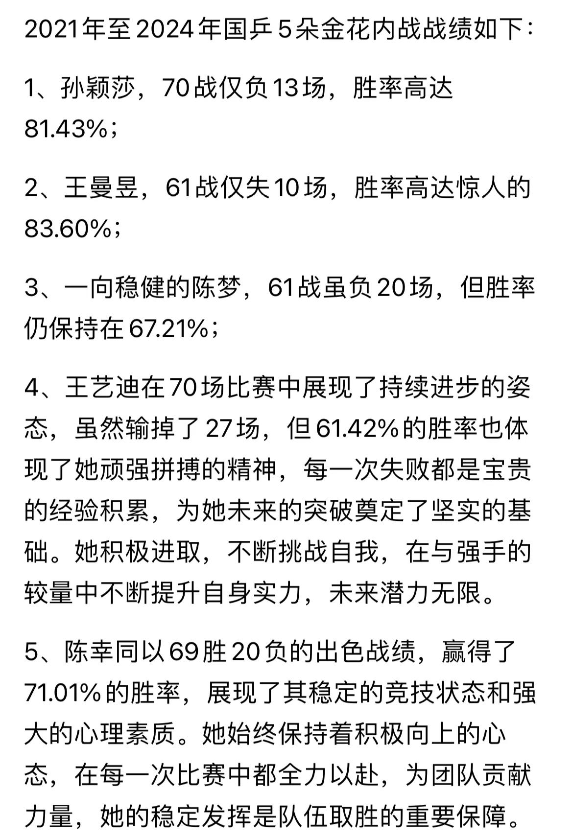 不是说陈梦外战外行，内战内行吗？怎么内战胜率这么低？而那个面对队友心软不忍心的内