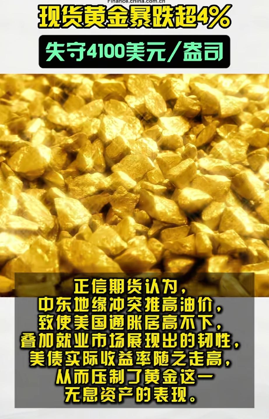 中东局势越闹越凶，黄金居然还在跌！现在基础金价只剩880多一克，跟去年顶峰的12