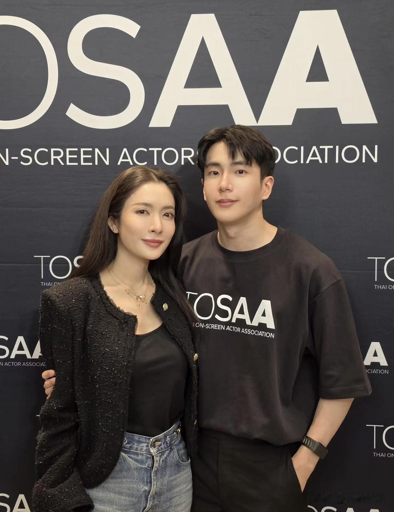 Aff、Nonkul兄妹一起去支持了“Thai On Screen Actors