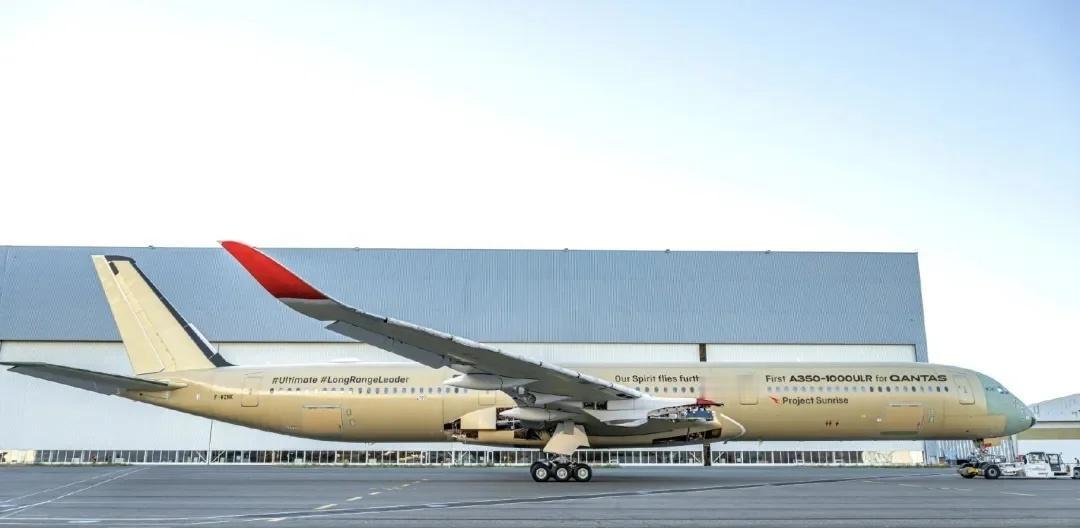 日出计划的A350-1000ULR超远程客机
2017年，澳洲航空提出了 “日出