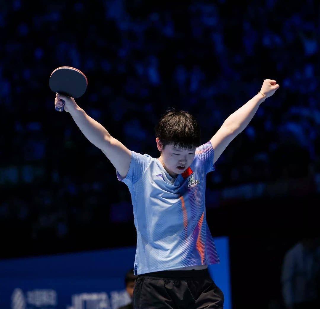 恭喜孙颖莎，孙颖莎明亮的心❤️ ​​​