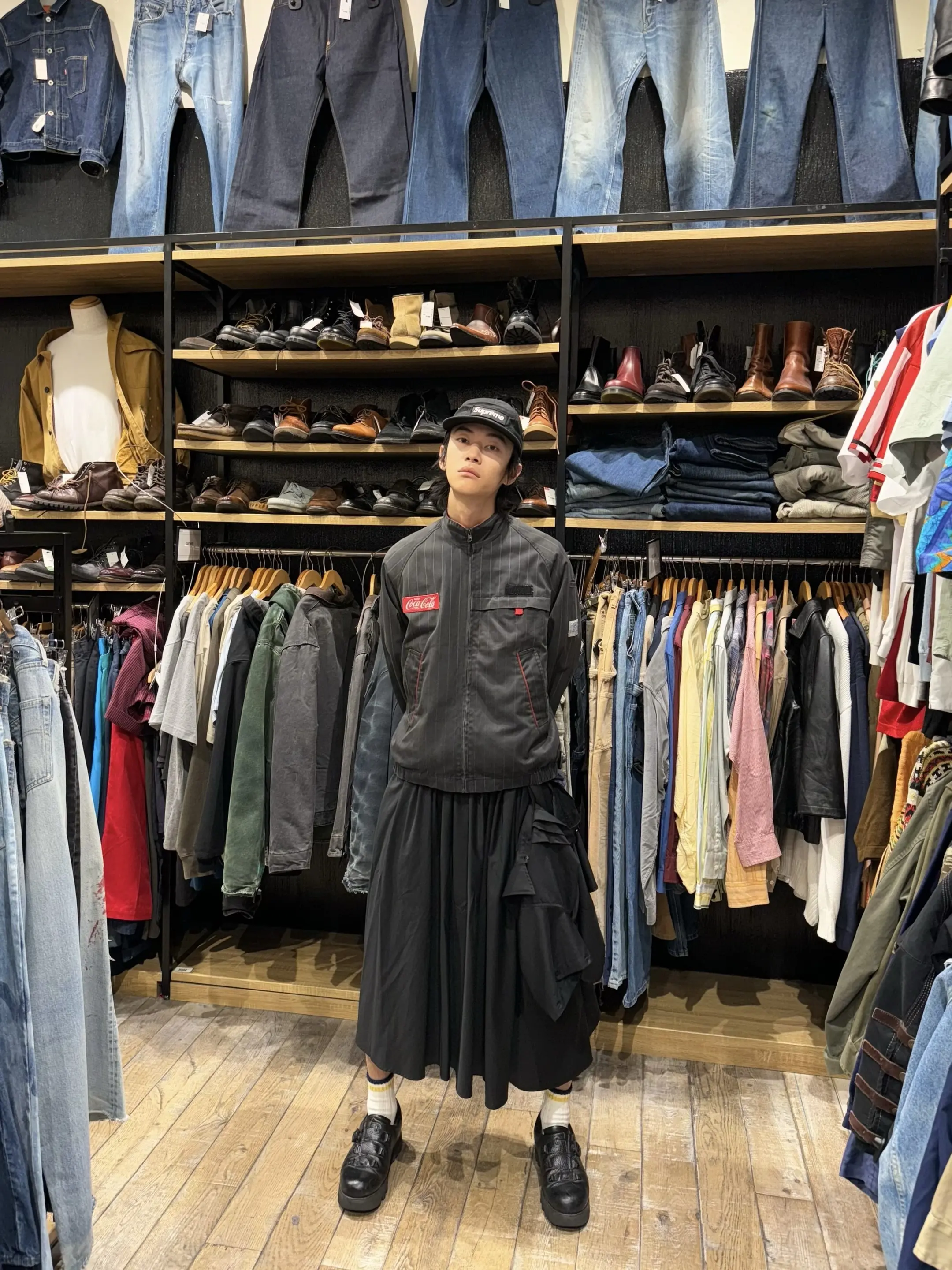 🇯🇵古着店员一周穿搭。