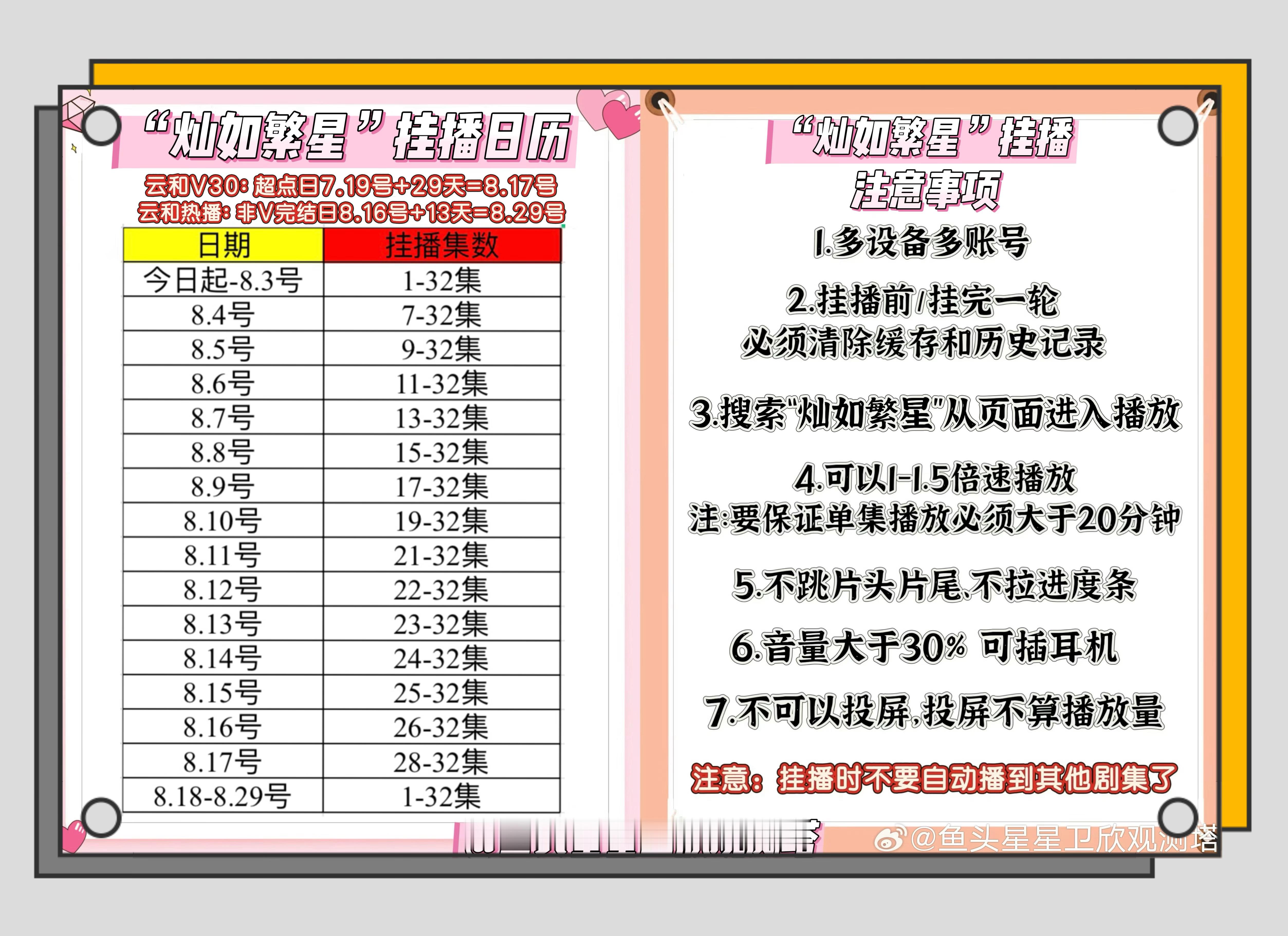 虞书欣  今日挂播23-32集！ 