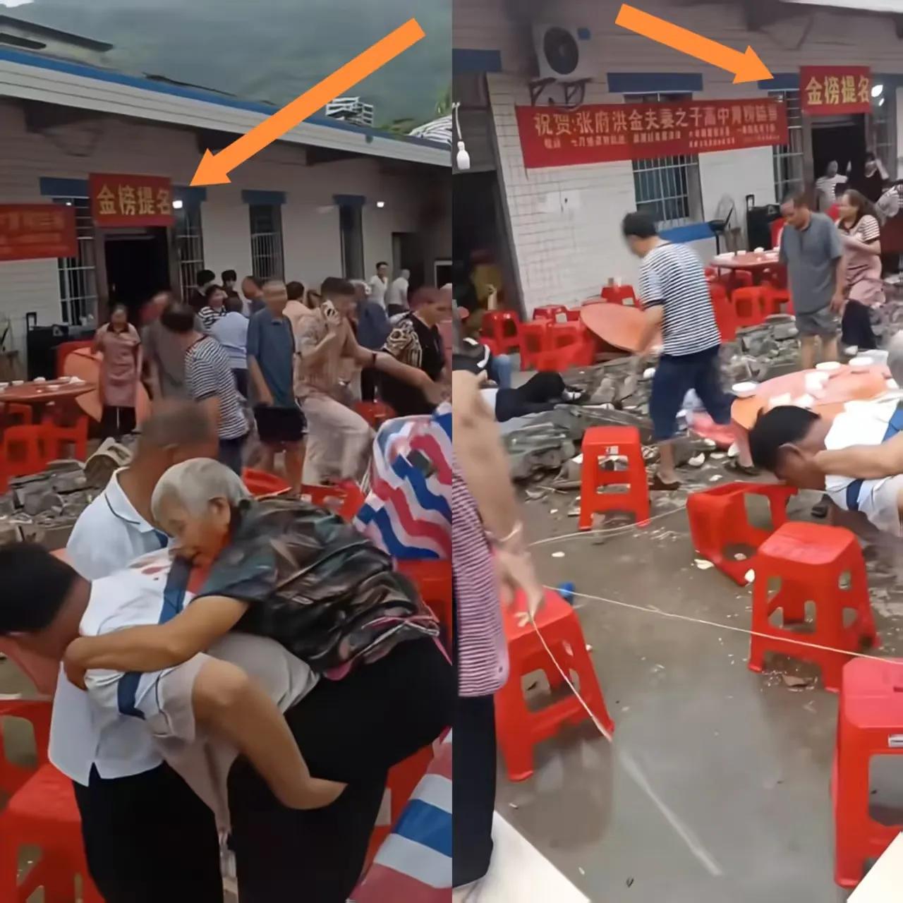 四川的升学宴，本来事一桩非常体面的出人头地盛宴，结果广告公司把正房门口横批“金榜