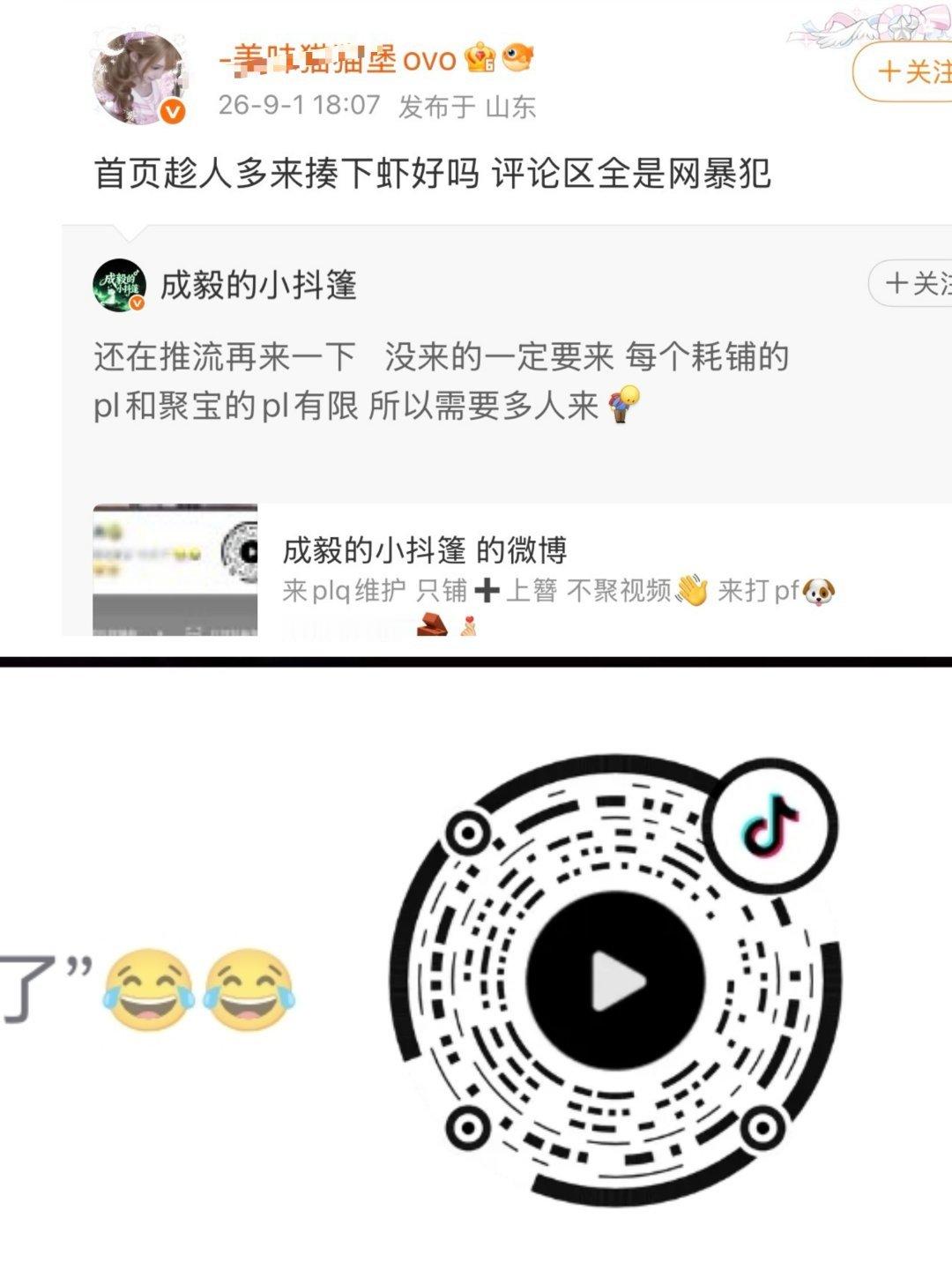 [流汗]成毅后援会又开始网暴人了 ​​​