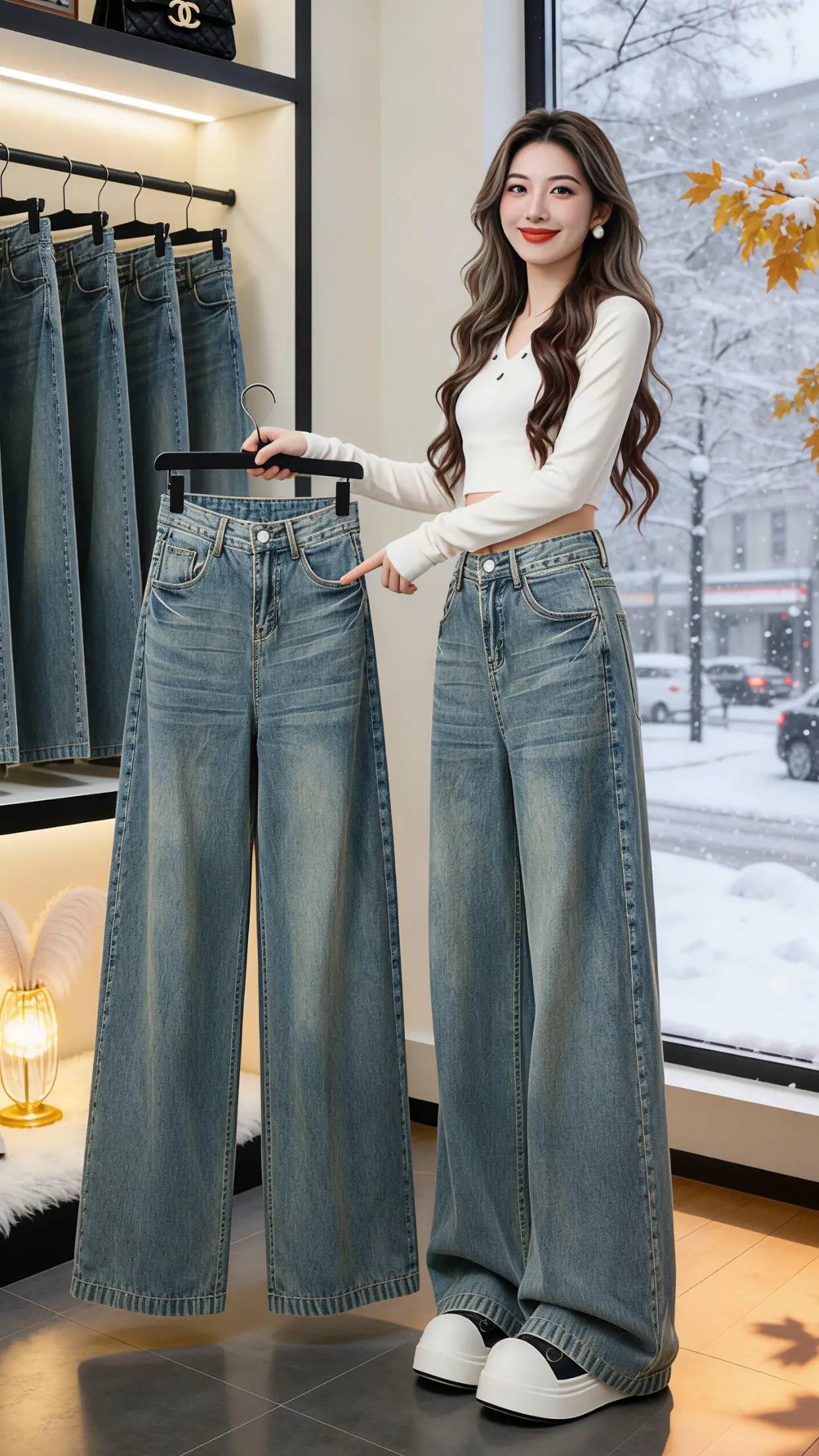 牛仔裤穿搭 春款上新 穿出自己的风格 时髦精look被我轻松拿捏 过年...