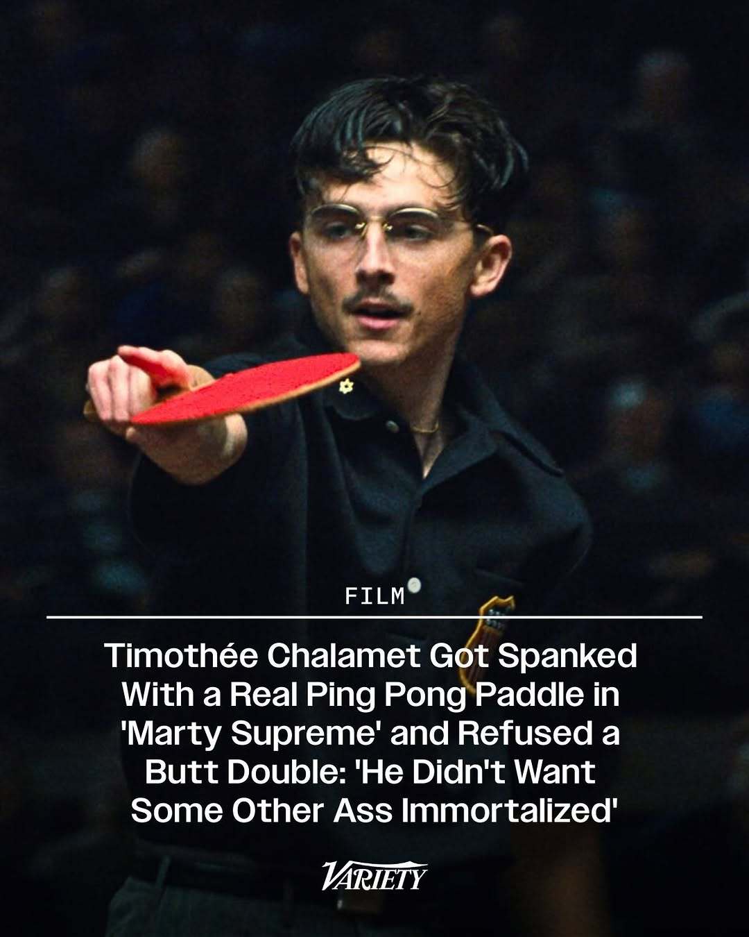 甜茶拒绝使用臀替电影《至尊马蒂》演员凯文·奥利里透露，甜茶在拍摄时拒绝使用臀部替