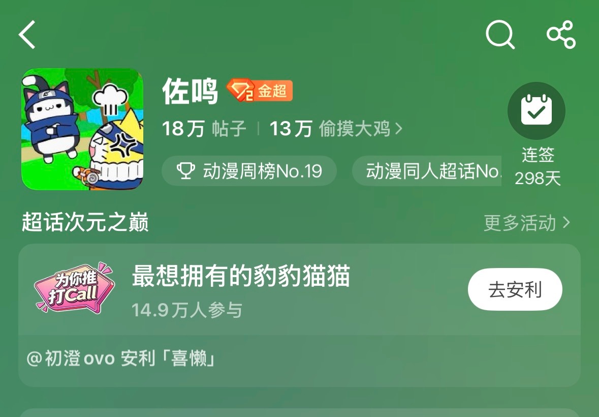 佐鸣  恭喜这个佐鸣拿到金超 2你🔥唯一无氵的金超已被两只猫叼走 