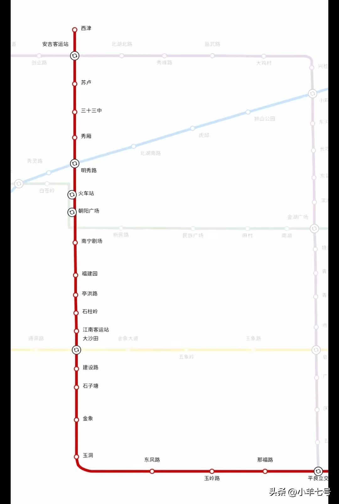 作为广西目前唯一一座拥有地铁的城市，南宁可谓是被不少人“羡慕”不已！

那么今天