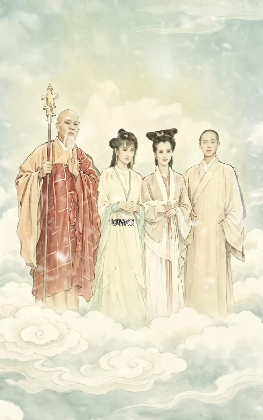 法海是唐僧转世!原来法海才是我们这一边的，是好人、正义的一方。
他没做对不起老百
