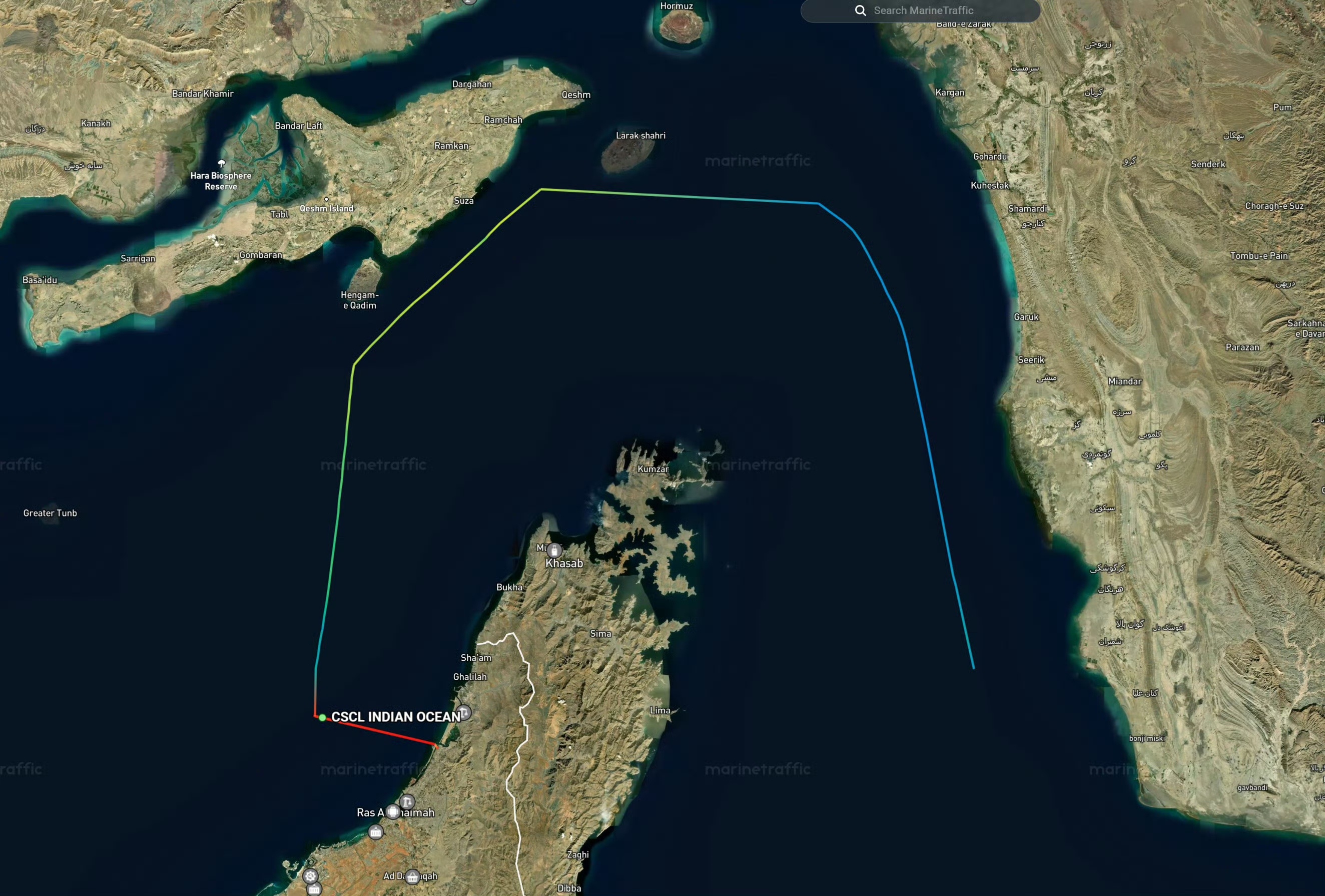 中远海运两艘超大型集装箱船成功通过霍尔木兹海峡，这是冲突爆发以来首次有大型集运公