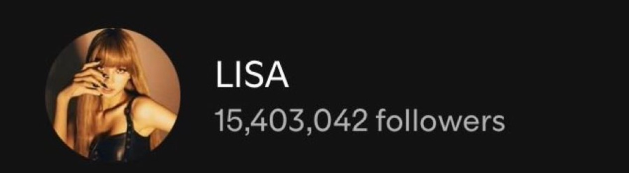 lisa亚女一 🔥lisa kpop女永一 🎉 恭喜Lisa 在Spotif