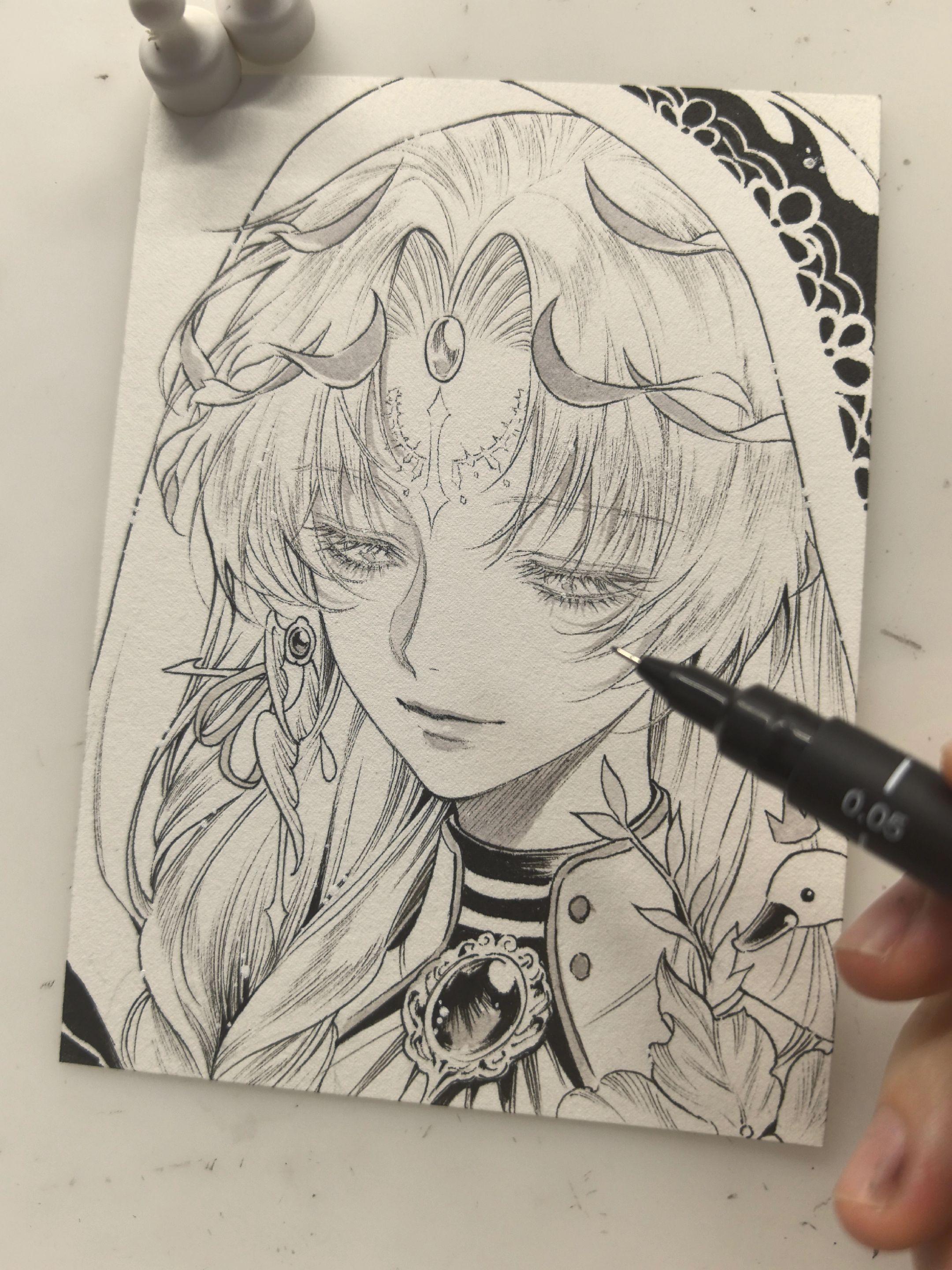 画画 手绘 纸绘 稿件展示